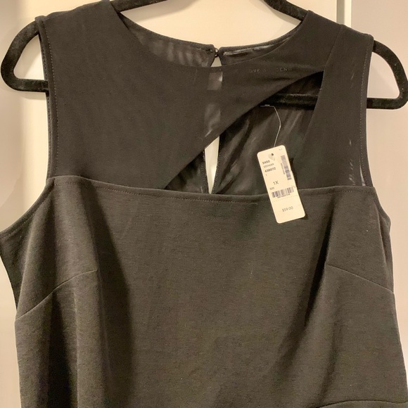 Addition Elle Tops - BNWT Sleeveless peplum top with cut out details